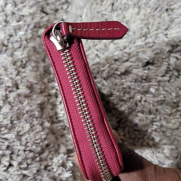 Coach Long Zip Around Wallet In Signature Canvas - Picture 5 of 16